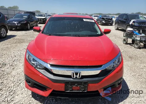 2018 Honda Civic Exl из США, поврежденный, VIN JHMFC1F79JX028088